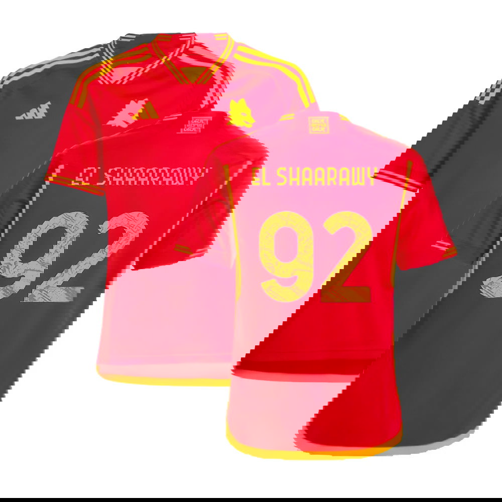 2023-2024 Roma Home Shirt (Kids) (EL SHAARAWY 92)