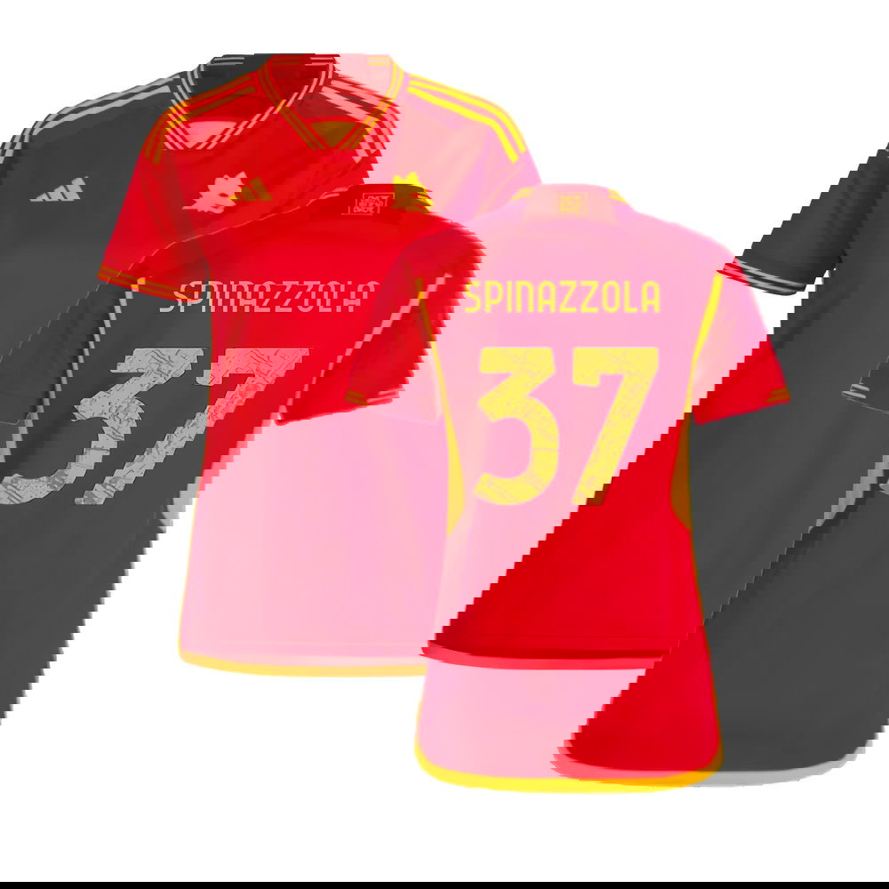 2023-2024 Roma Home Shirt (Ladies) (SPINAZZOLA 37)