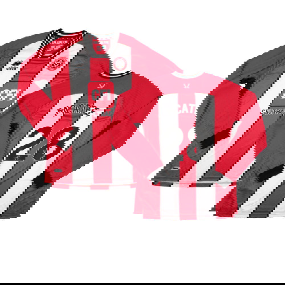 2023-2024 Sheffield United Home Long Sleeve Shirt (McAtee 28)