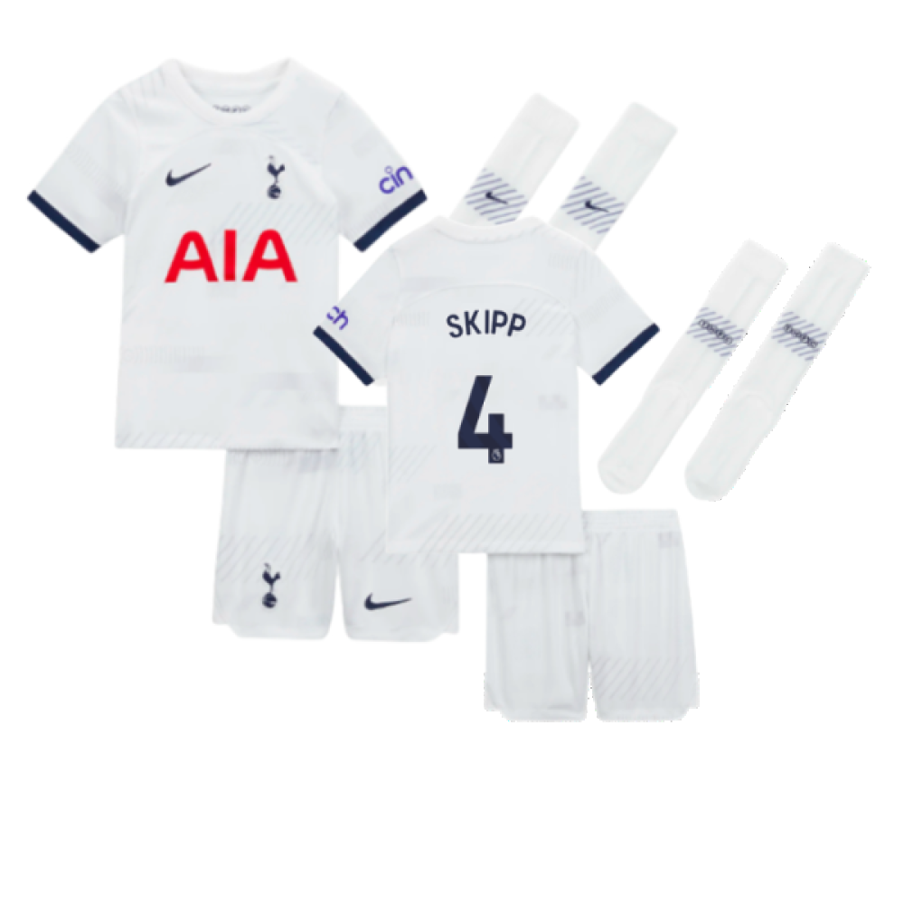2023-2024 Tottenham Home Mini Kit (Skipp 4)