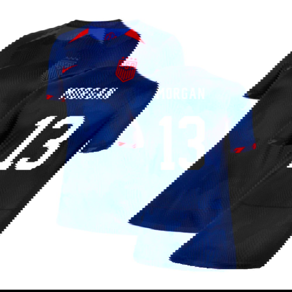 2023-2024 USA WWC Away Shirt (Ladies) (Morgan 13)