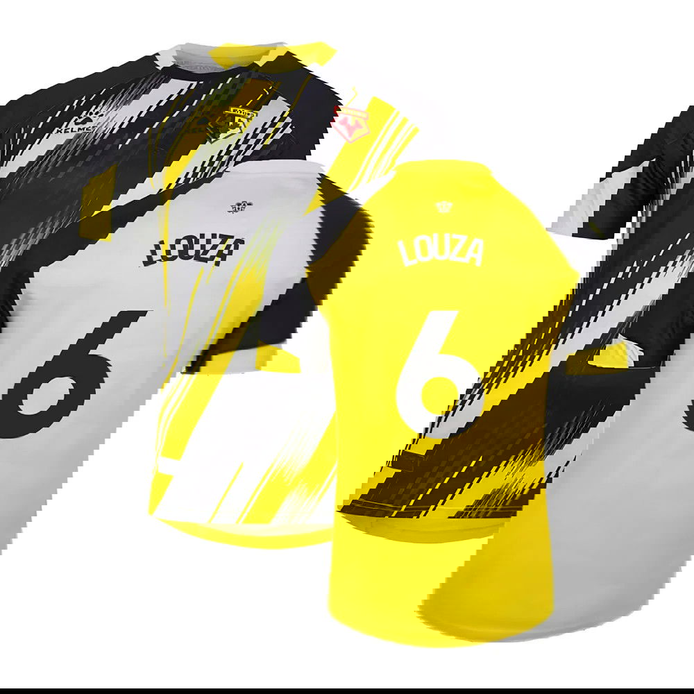 2023-2024 Watford Home Shirt (no sponsor) (Louza 6)