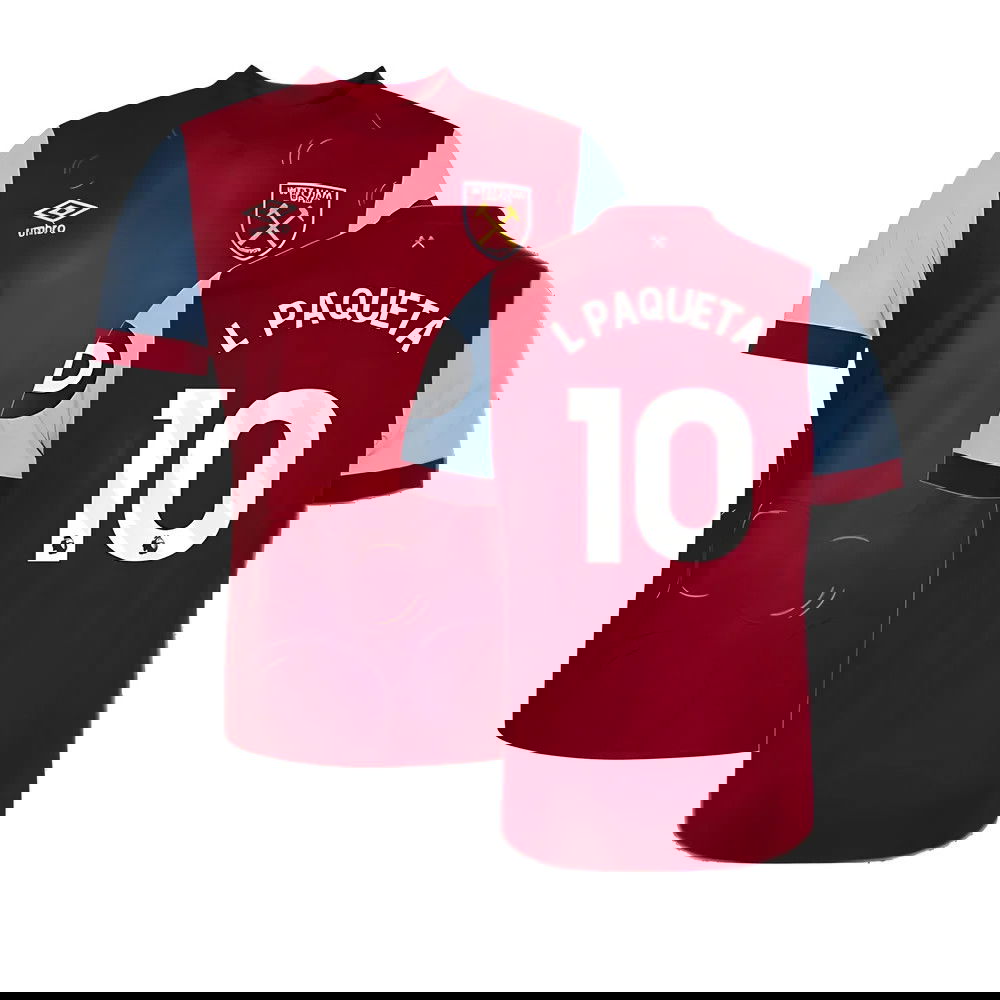 2023-2024 West Ham Home Shirt (Kids) (L PAQUETA 10)