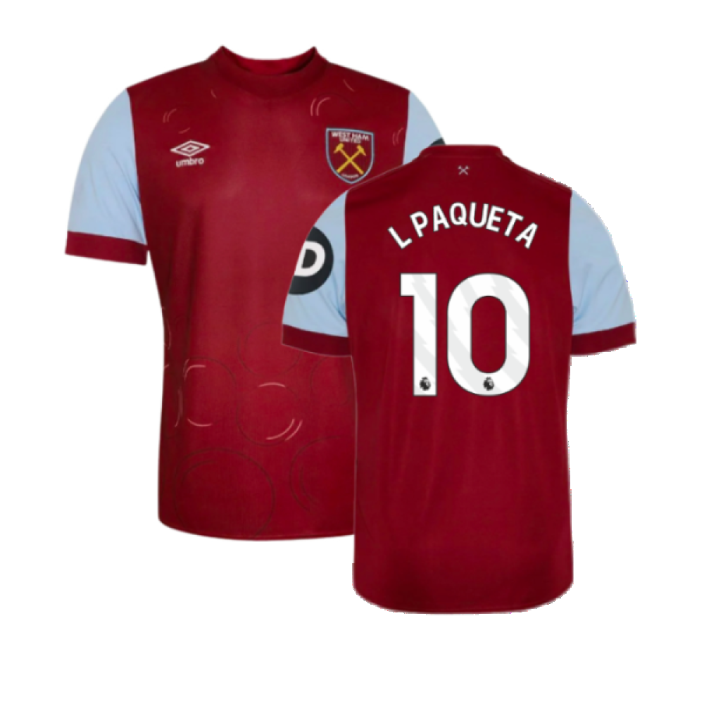 Kids Home Football Shirt Claret 2023-2024 West Ham United L