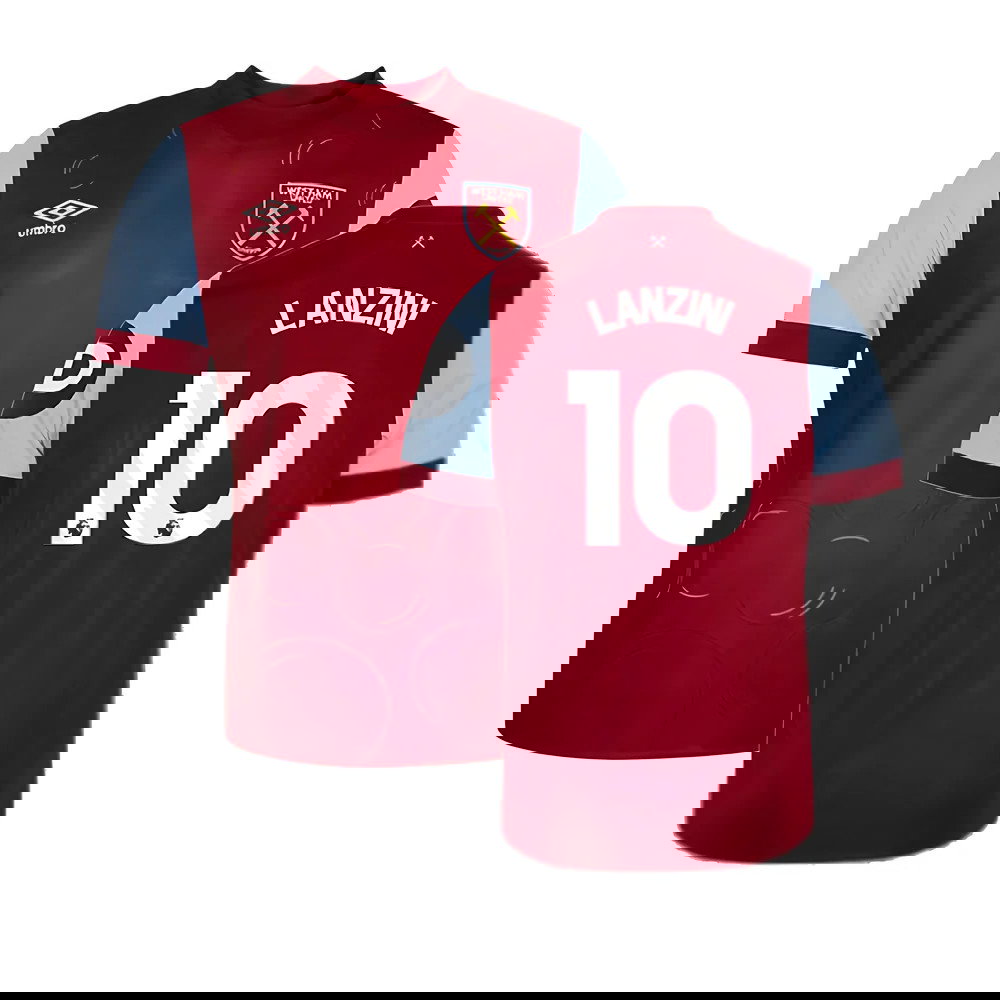 2023-2024 West Ham Home Shirt (Kids) (LANZINI 10)