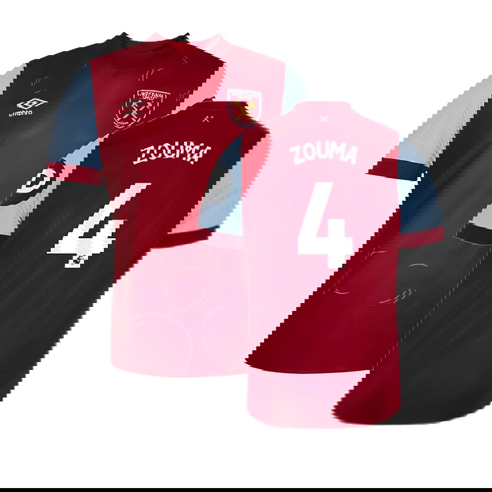 2023-2024 West Ham Home Shirt (Kids) (ZOUMA 4)