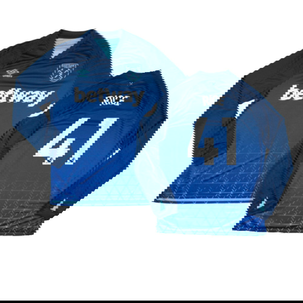 2023-2024 West Ham Long Sleeve Third Shirt (RICE 41)