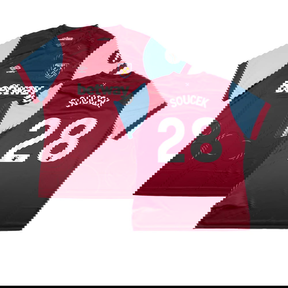 2023-2024 West Ham United Home Shirt (Womens) (SOUCEK 28)
