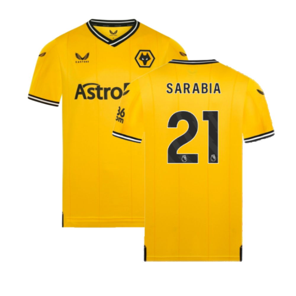 2023-2024 Wolves Home Shirt (SARABIA 21)
