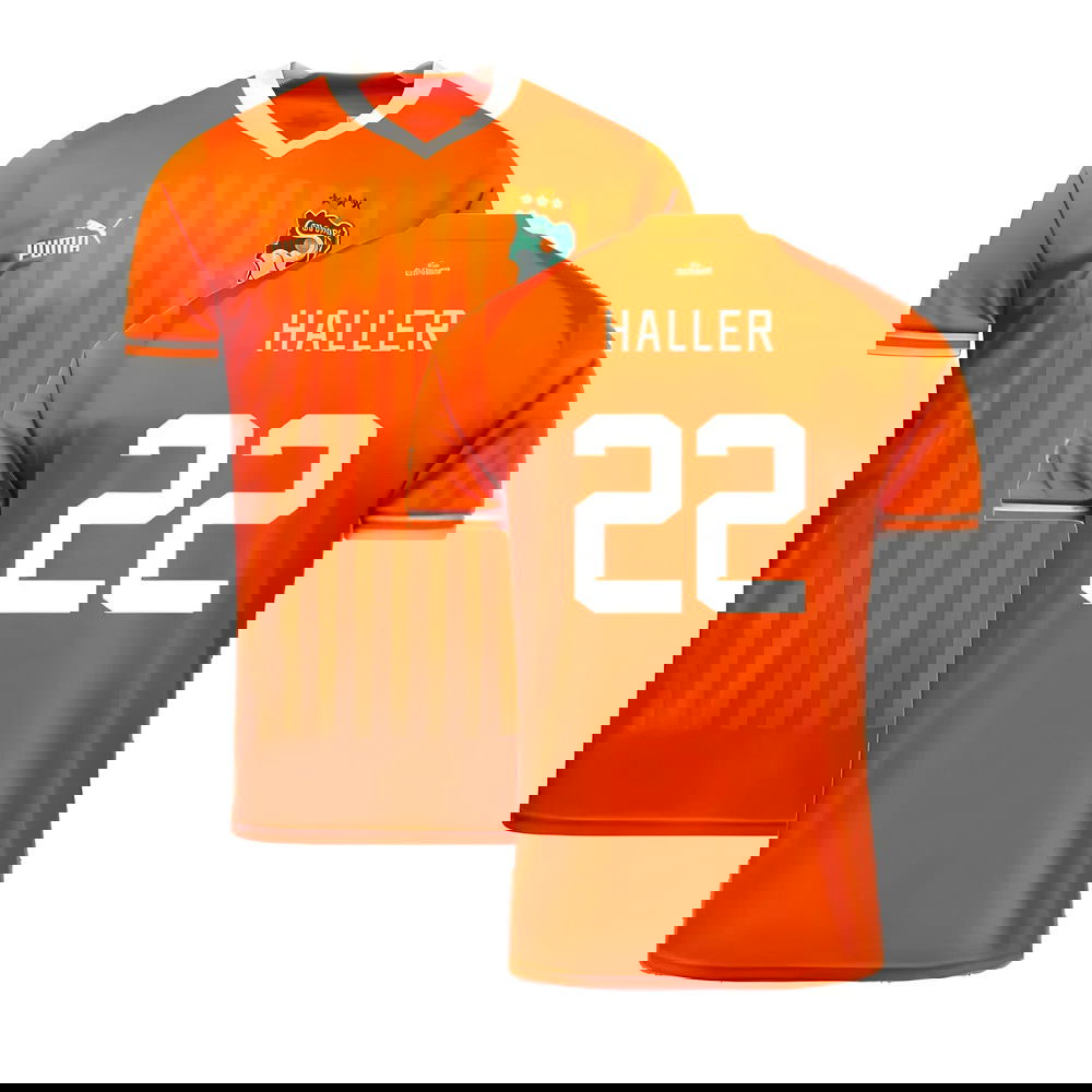 2023 Ivory Coast Home AFCON Winner Shirt (Haller 22)