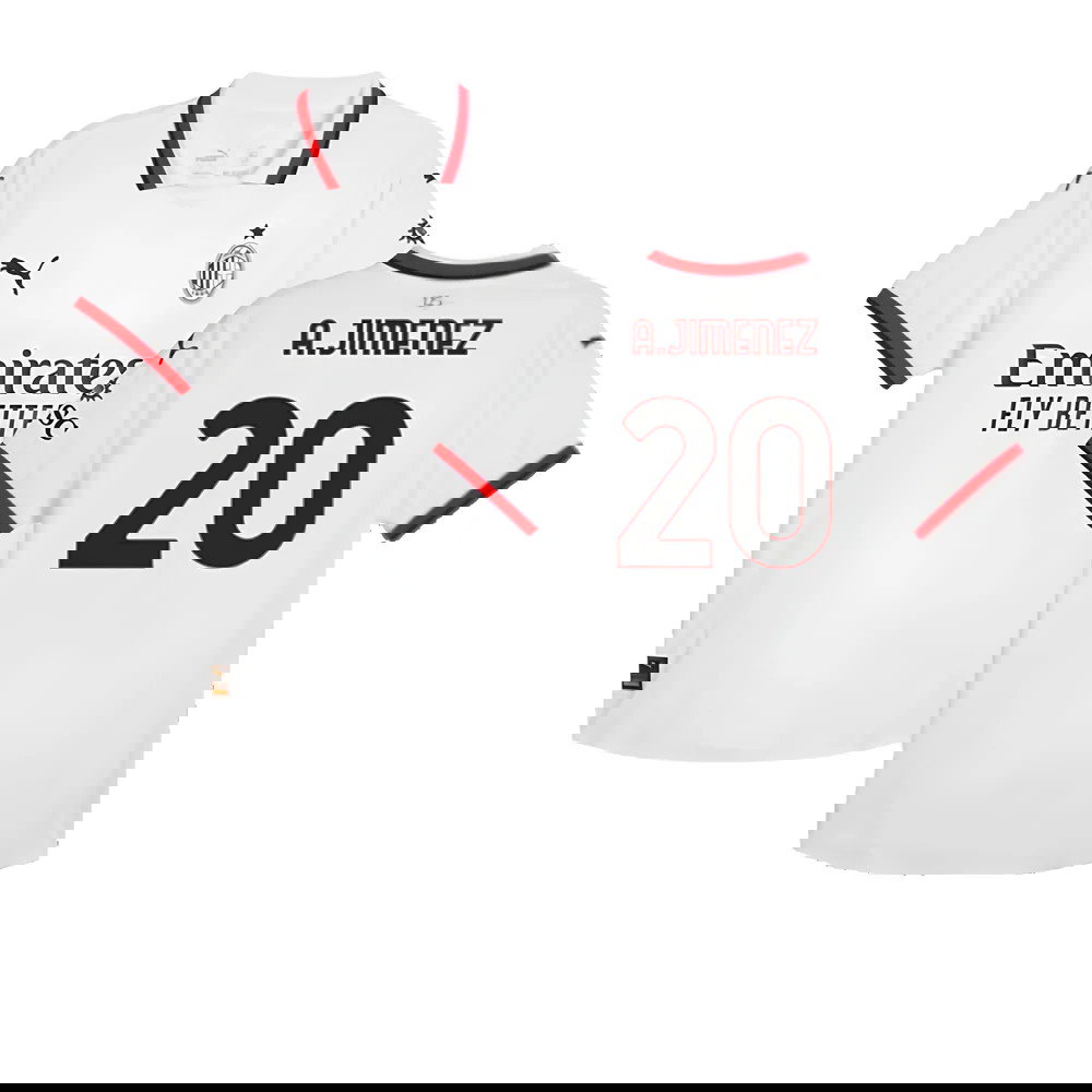 2024-2025 AC Milan Away Authentic Shirt (A.Jimenez 20)