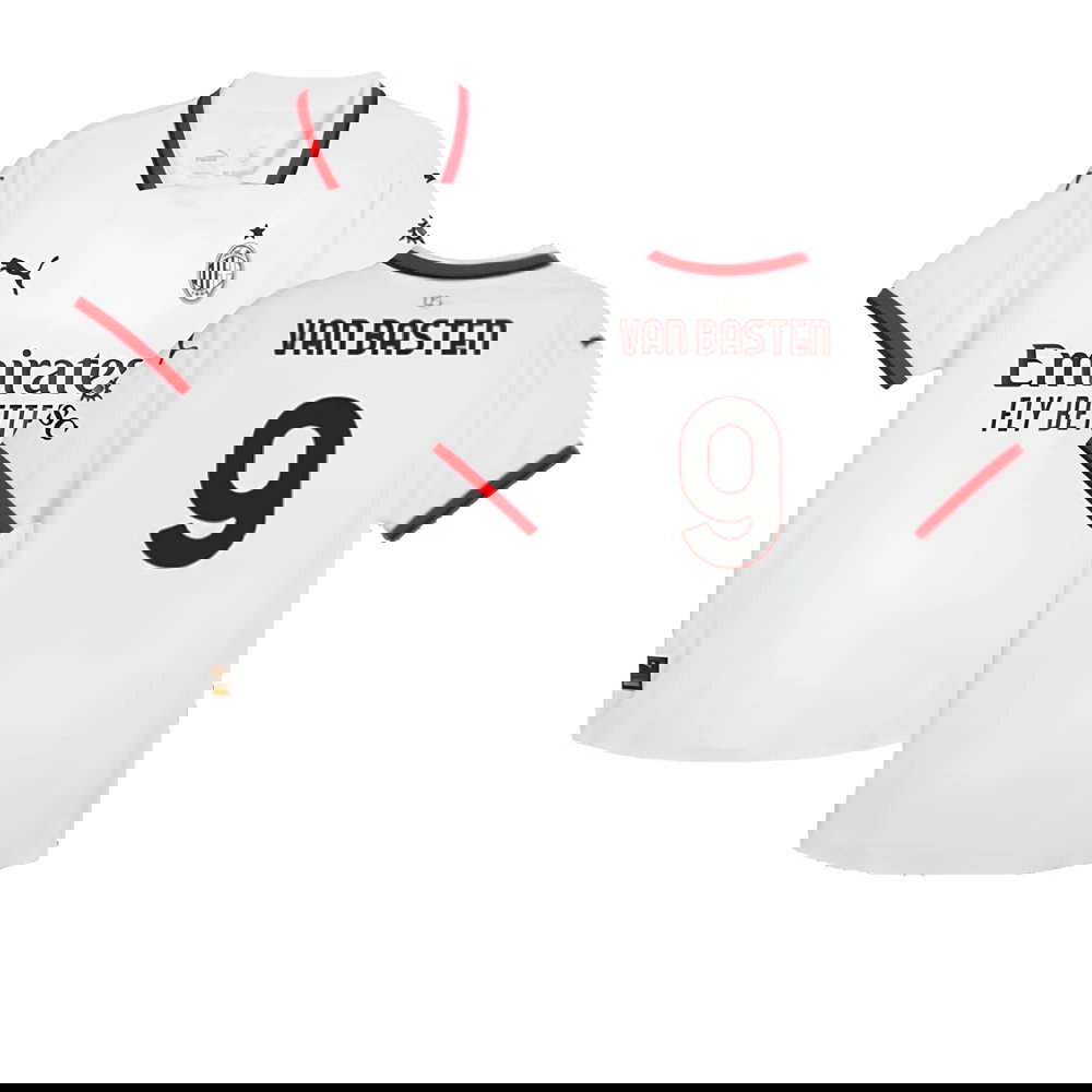 2024-2025 AC Milan Away Authentic Shirt (Van Basten 9)