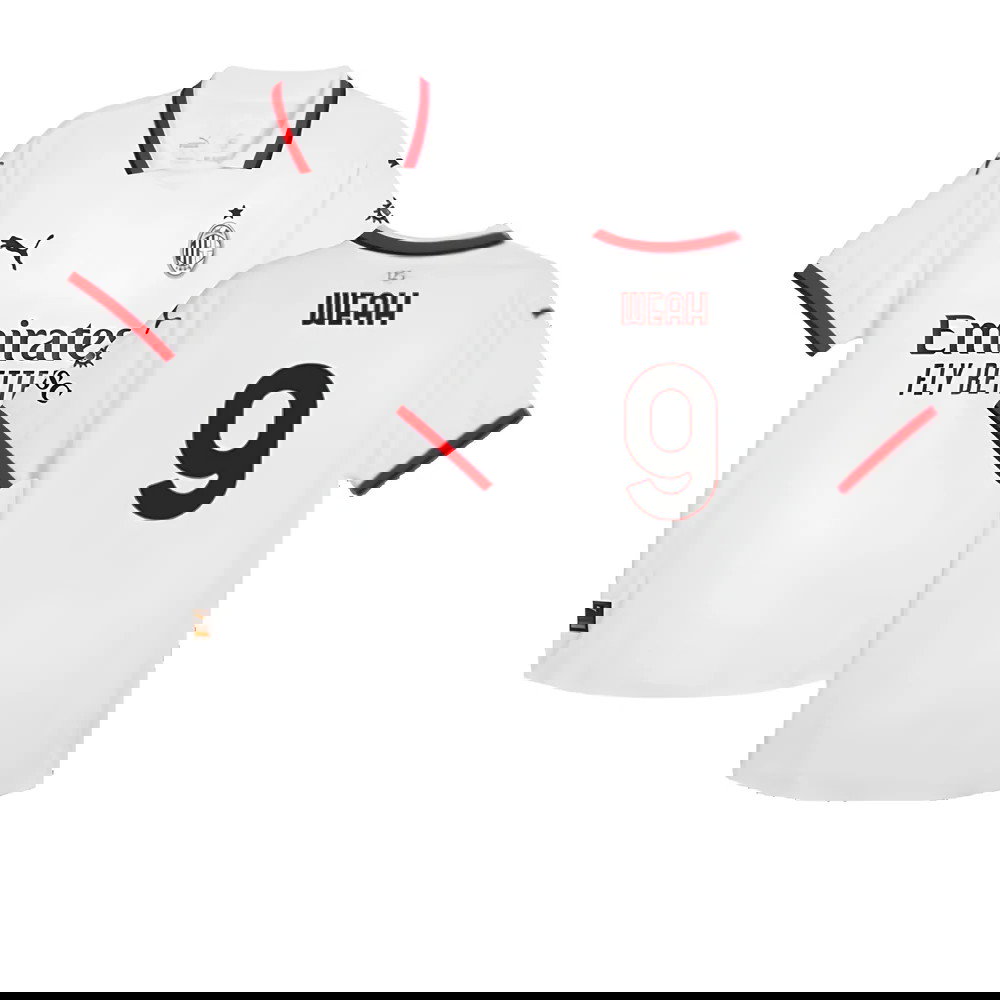 2024-2025 AC Milan Away Authentic Shirt (Weah 9)