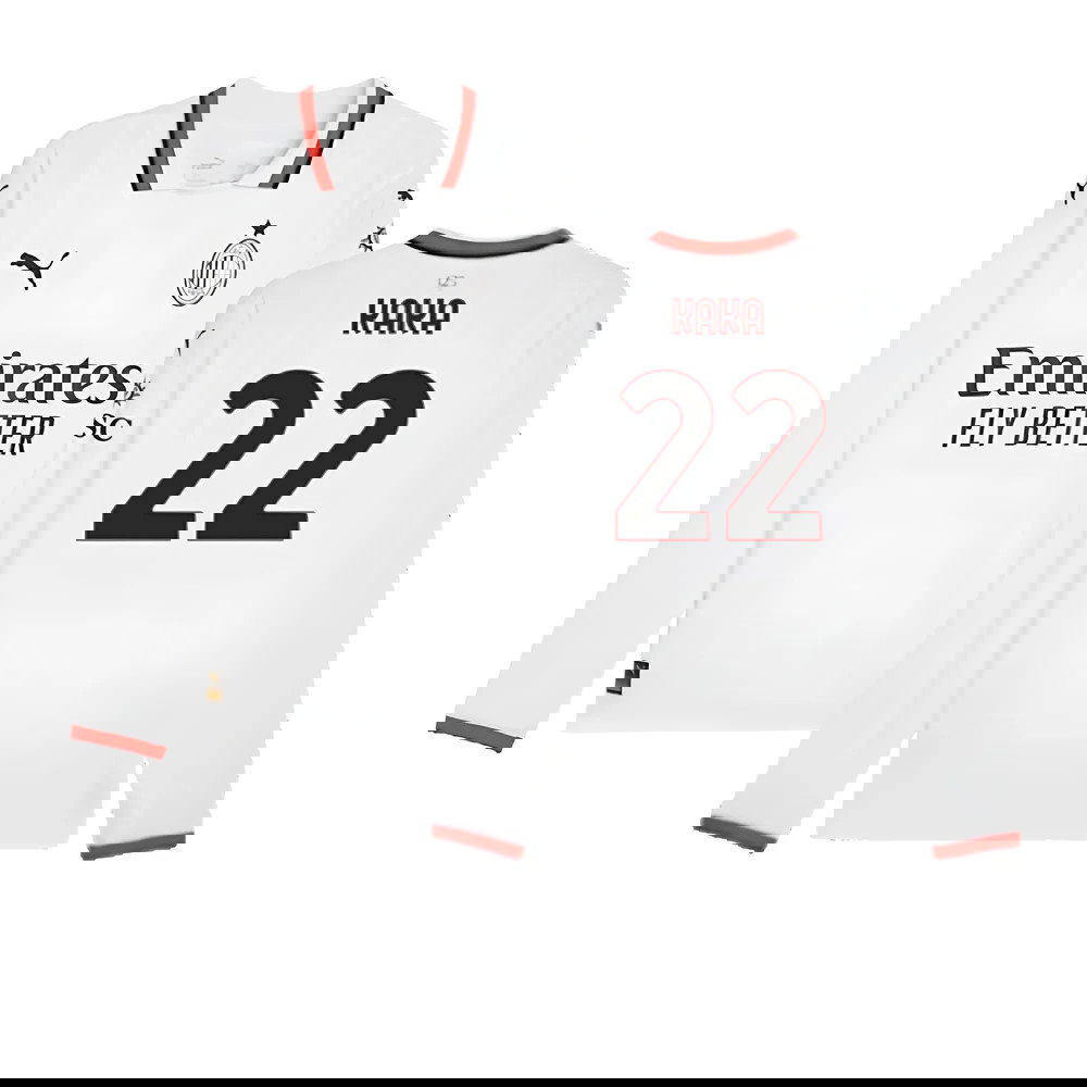 2024-2025 AC Milan Away Long Sleeve Shirt (Kaka 22)