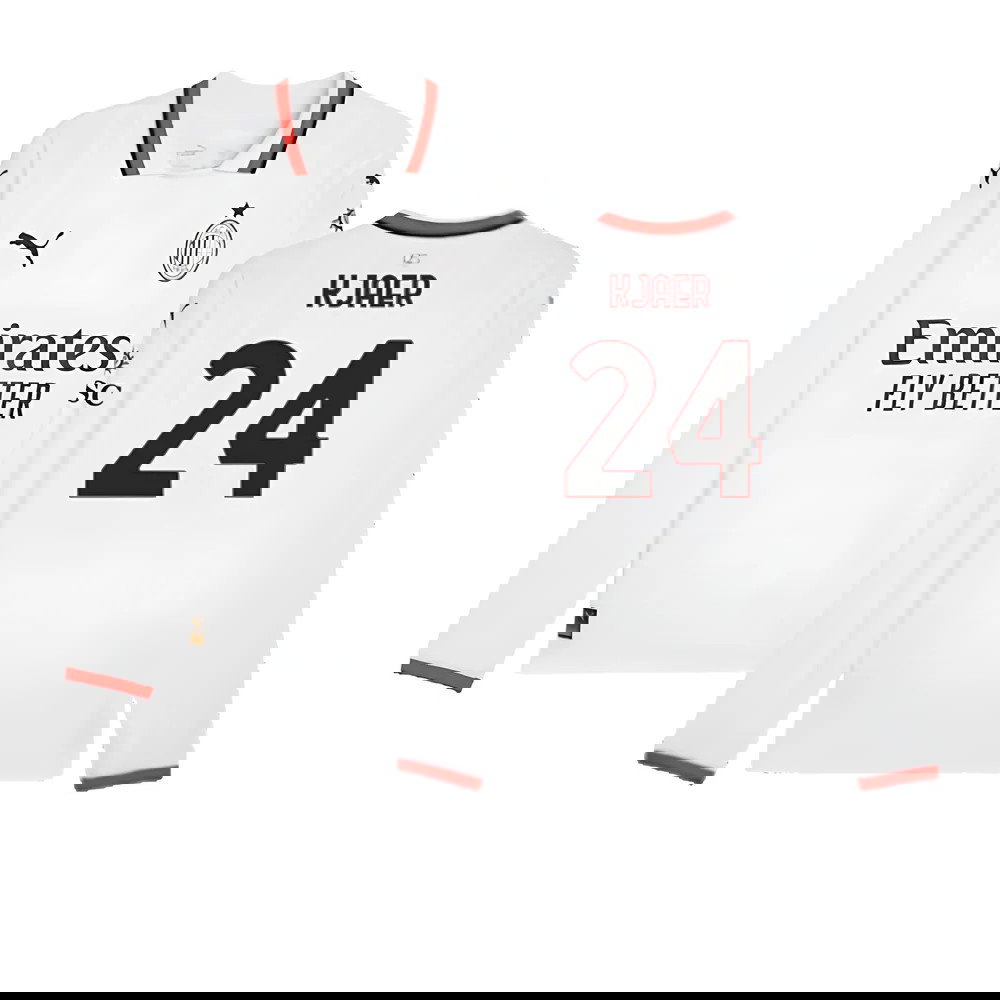 2024-2025 AC Milan Away Long Sleeve Shirt (Kjaer 24)