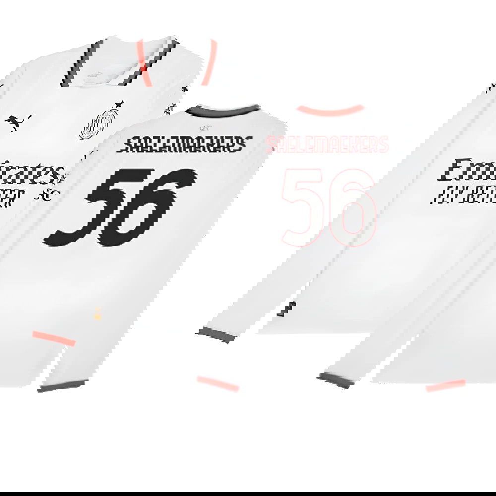 2024-2025 AC Milan Away Long Sleeve Shirt (Saelemaekers 56)