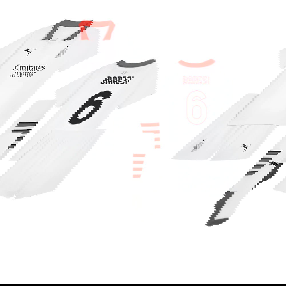 2024-2025 AC Milan Away Mini Kit (Baresi 6)