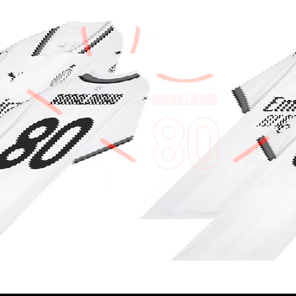 2024-2025 AC Milan Away Shirt (Womens) (Ronaldinho 80)