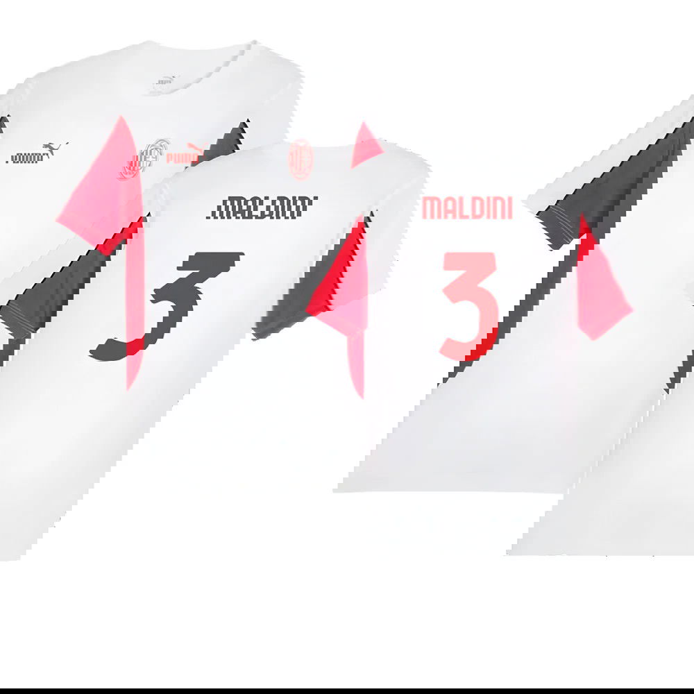 2024-2025 AC Milan FtblArchive Tee (White) (Maldini 3)