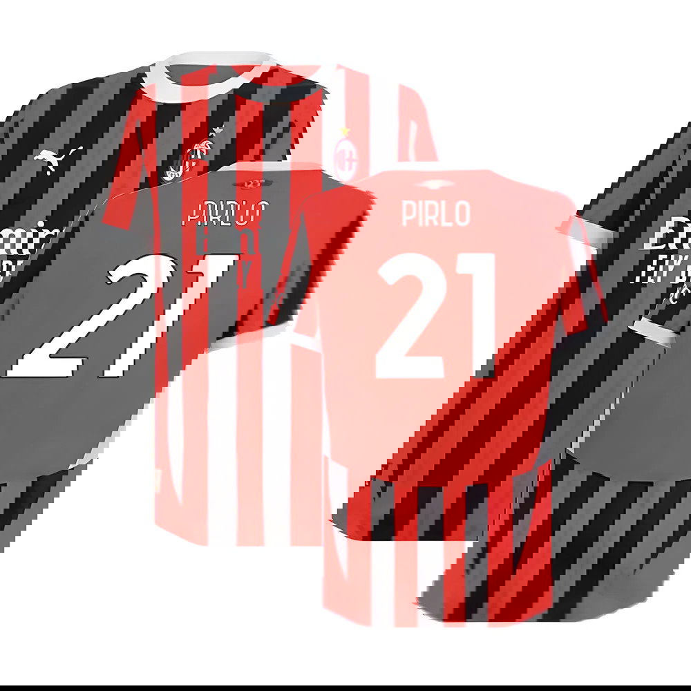 2024-2025 AC Milan Home Authentic Shirt (Pirlo 21)