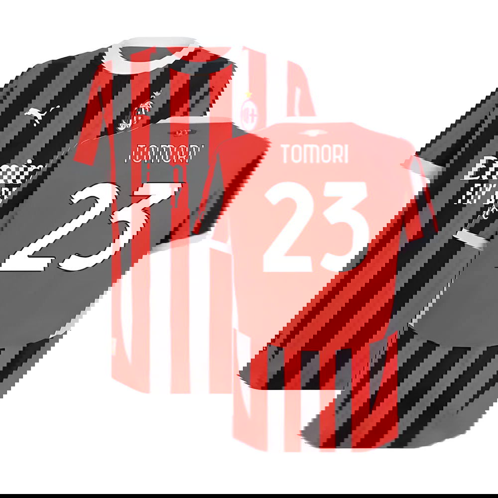2024-2025 AC Milan Home Authentic Shirt (Tomori 23)