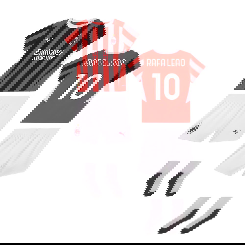2024-2025 AC Milan Home Baby Kit (Rafa Leao 10)