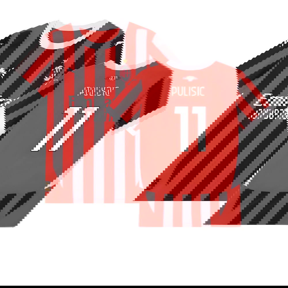 2024-2025 AC Milan Home Shirt (Kids) (Pulisic 11)