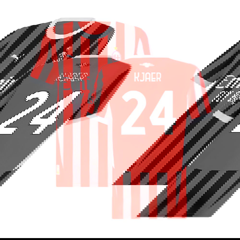 2024-2025 AC Milan Home Shirt (Womens) (Kjaer 24)