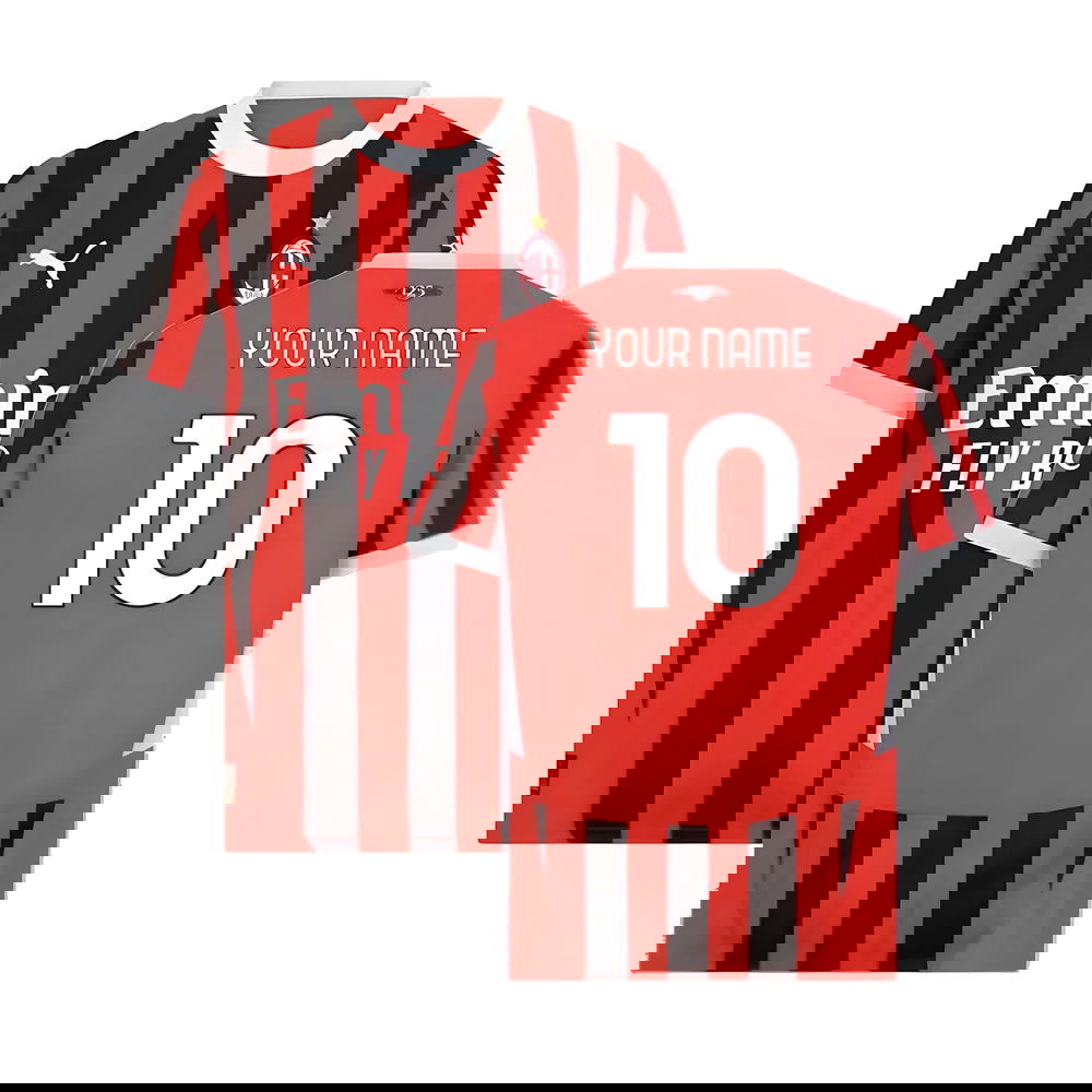 2024-2025 AC Milan Home Shirt (Your Name)