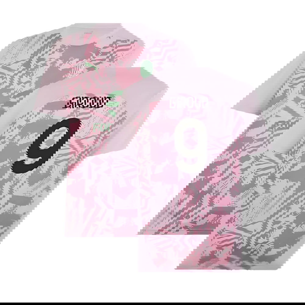 2024-2025 AC Milan Pre-Match Shirt (Grape) (Giroud 9)