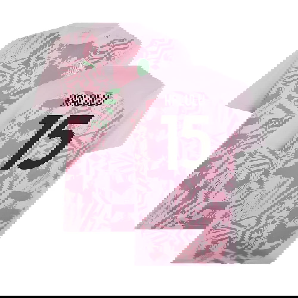 2024-2025 AC Milan Pre-Match Shirt (Grape) (Kalulu 15)