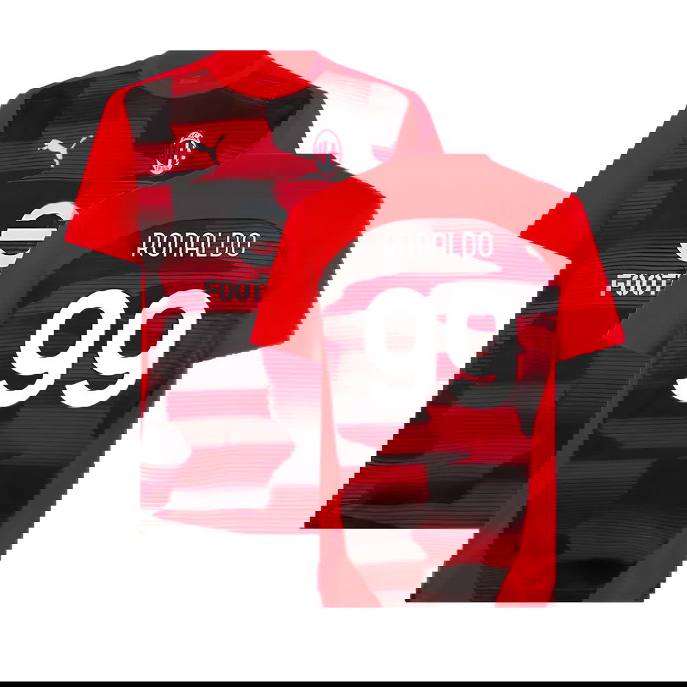 2024-2025 AC Milan Prematch SS Shirt (Red) (Ronaldo 99)