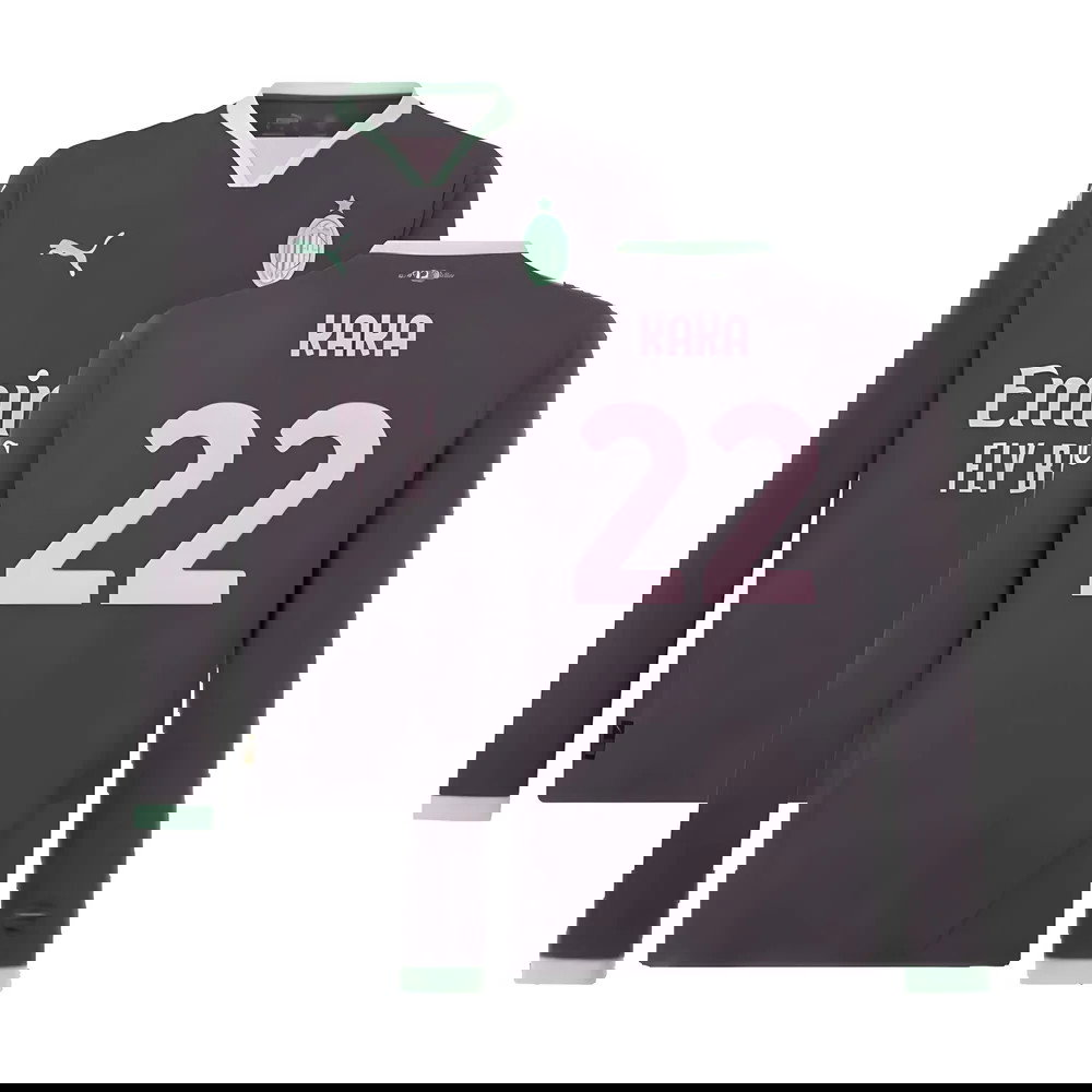 2024-2025 AC Milan Third Long Sleeve Shirt (Kaka 22)