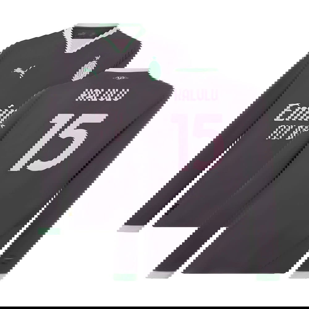 2024-2025 AC Milan Third Long Sleeve Shirt (Kalulu 15)