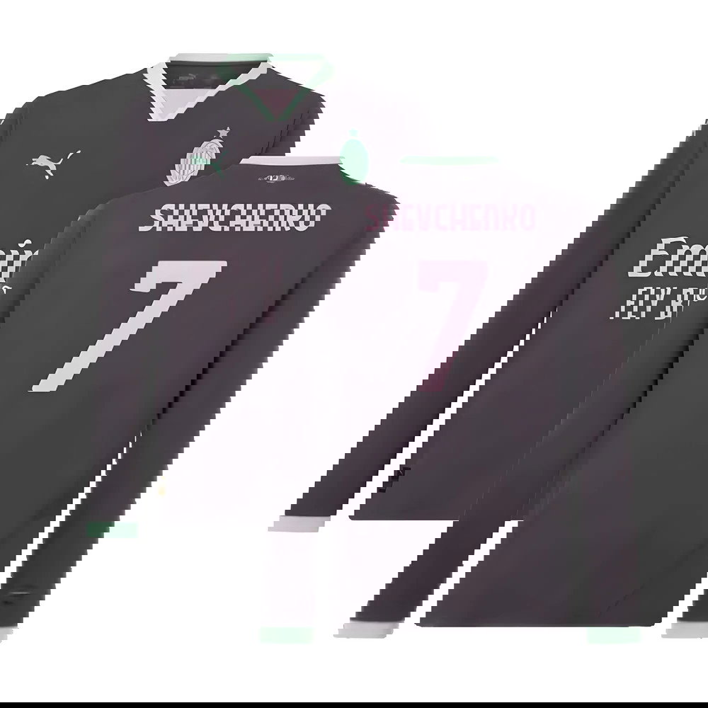 2024-2025 AC Milan Third Long Sleeve Shirt (Shevchenko 7)