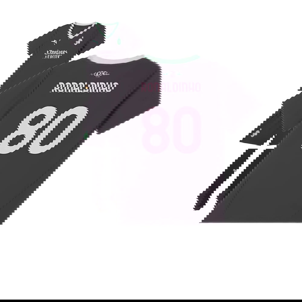 2024-2025 AC Milan Third Mini Kit (Ronaldinho 80)