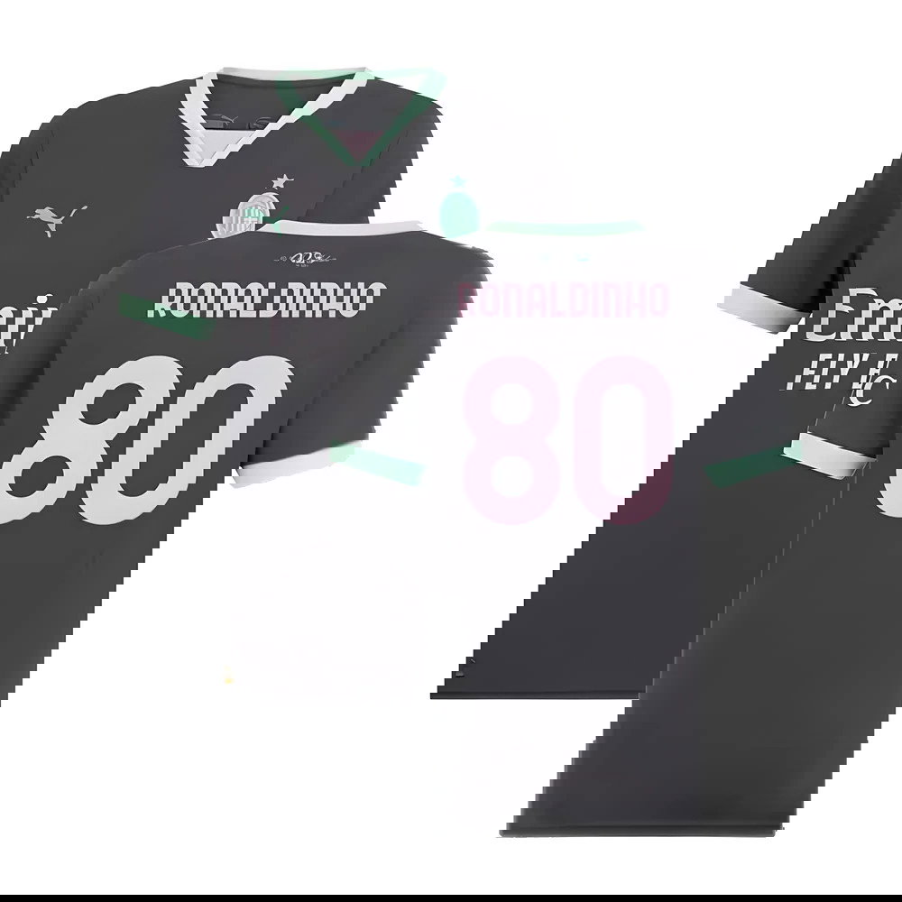 2024-2025 AC Milan Third Shirt (Womens) (Ronaldinho 80)