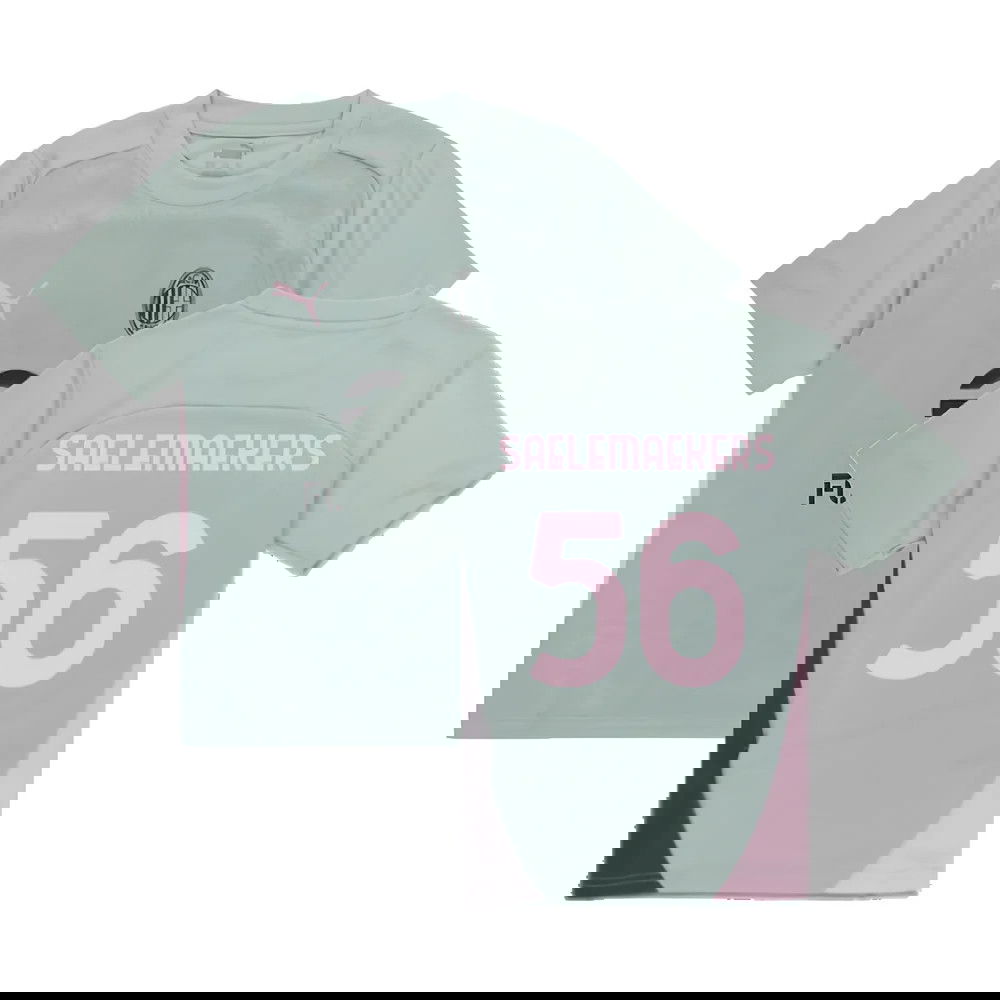 2024-2025 AC Milan Training Shirt (Green Fog) - Kids (Saelemaekers 56)