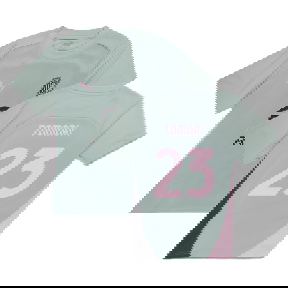 2024-2025 AC Milan Training Shirt (Green Fog) - Kids (Tomori 23)