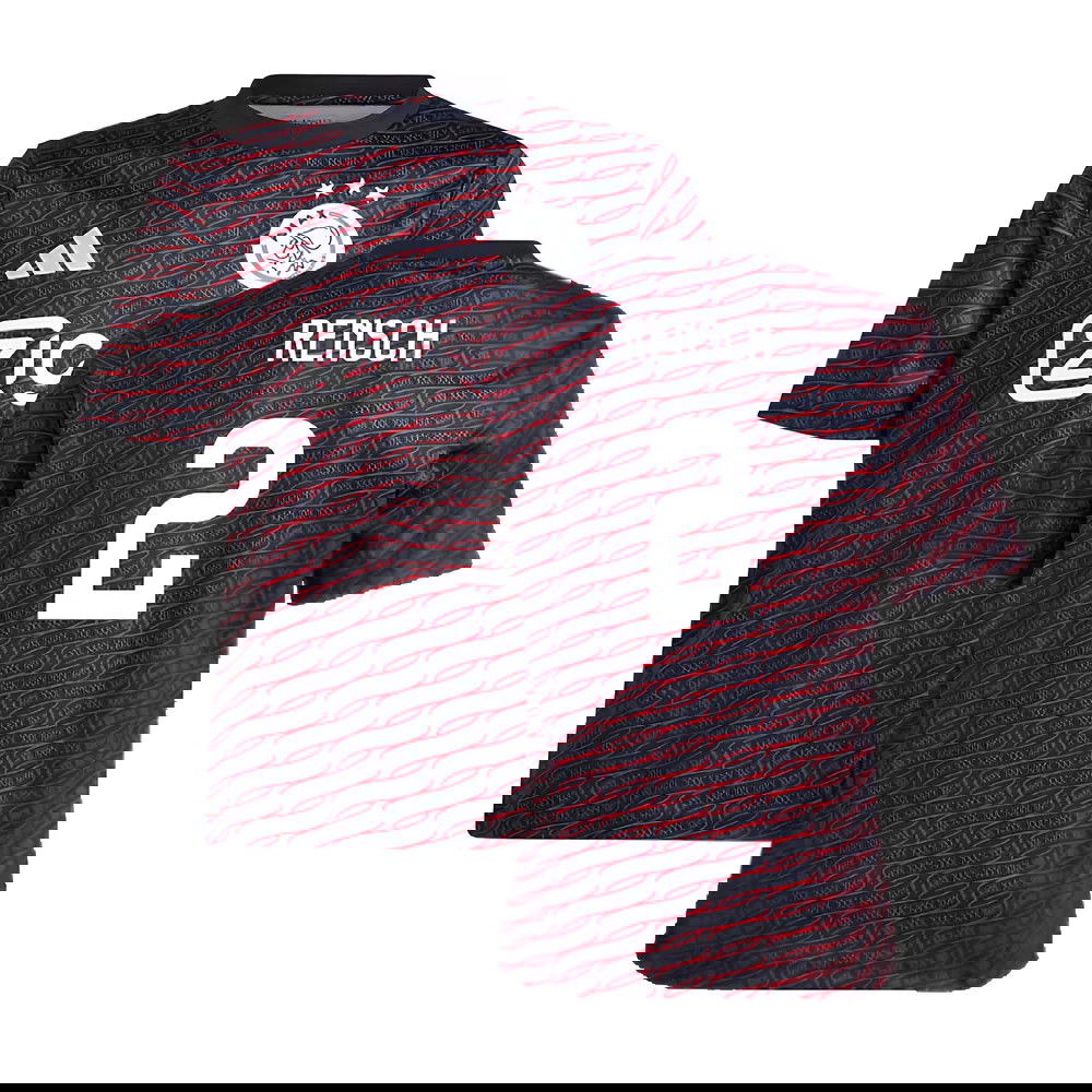 2024-2025 Ajax Pre Match Shirt (Black) - Kids (Rensch 2)