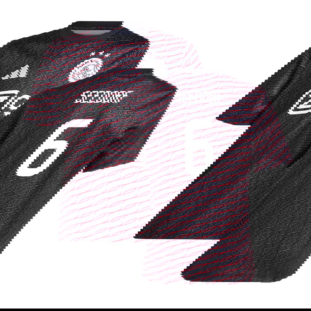 2024-2025 Ajax Pre Match Shirt (Black) - Kids (Seedorf 6)