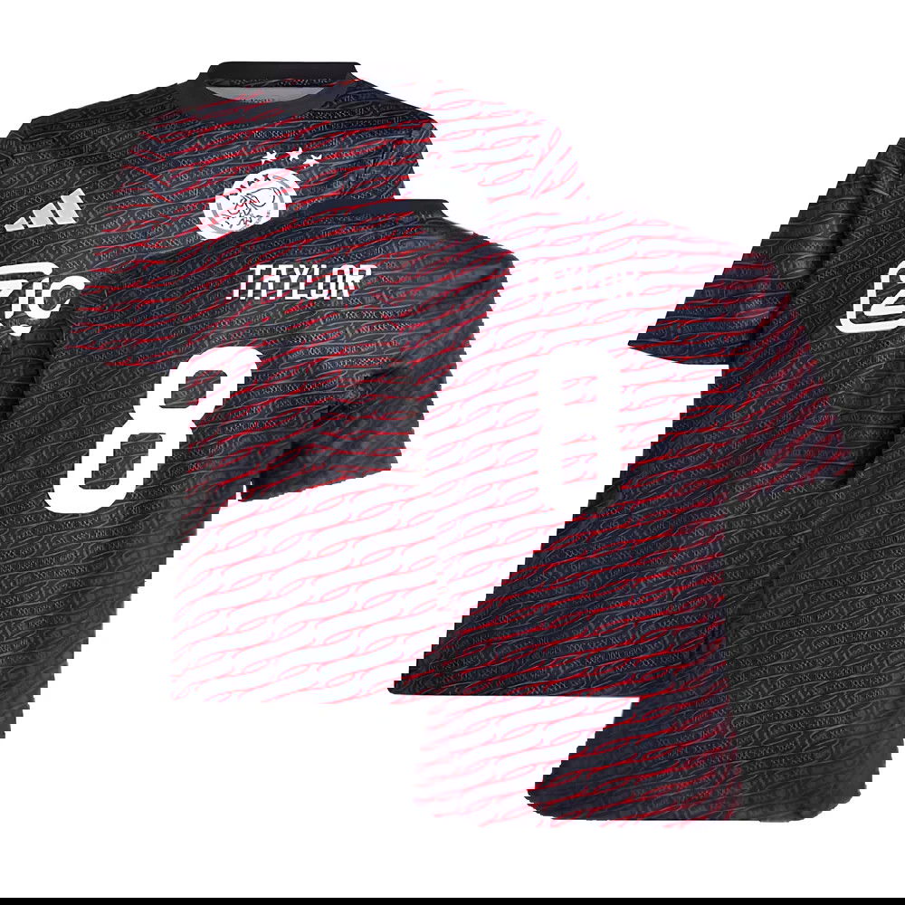 2024-2025 Ajax Pre Match Shirt (Black) - Kids (Taylor 8)