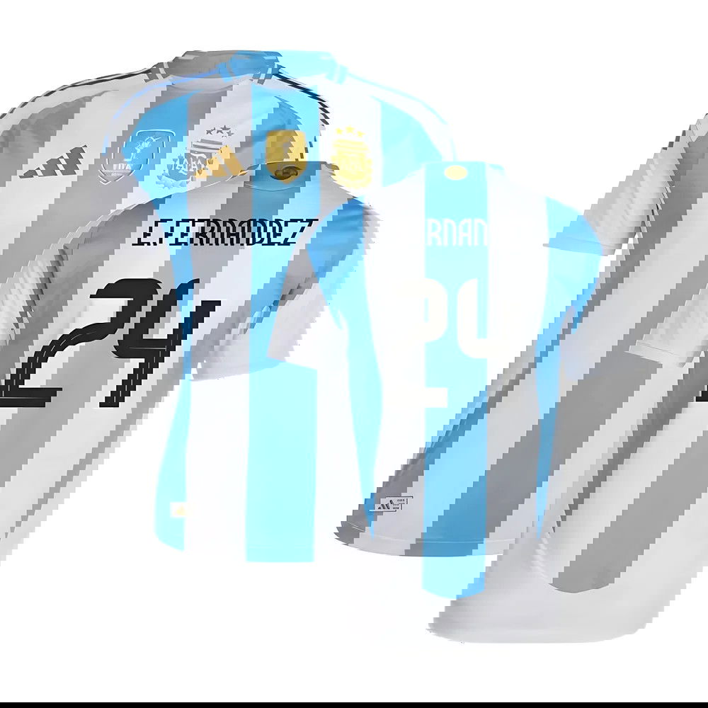 2024-2025 Argentina Authentic Home Shirt (E.FERNANDEZ 24)