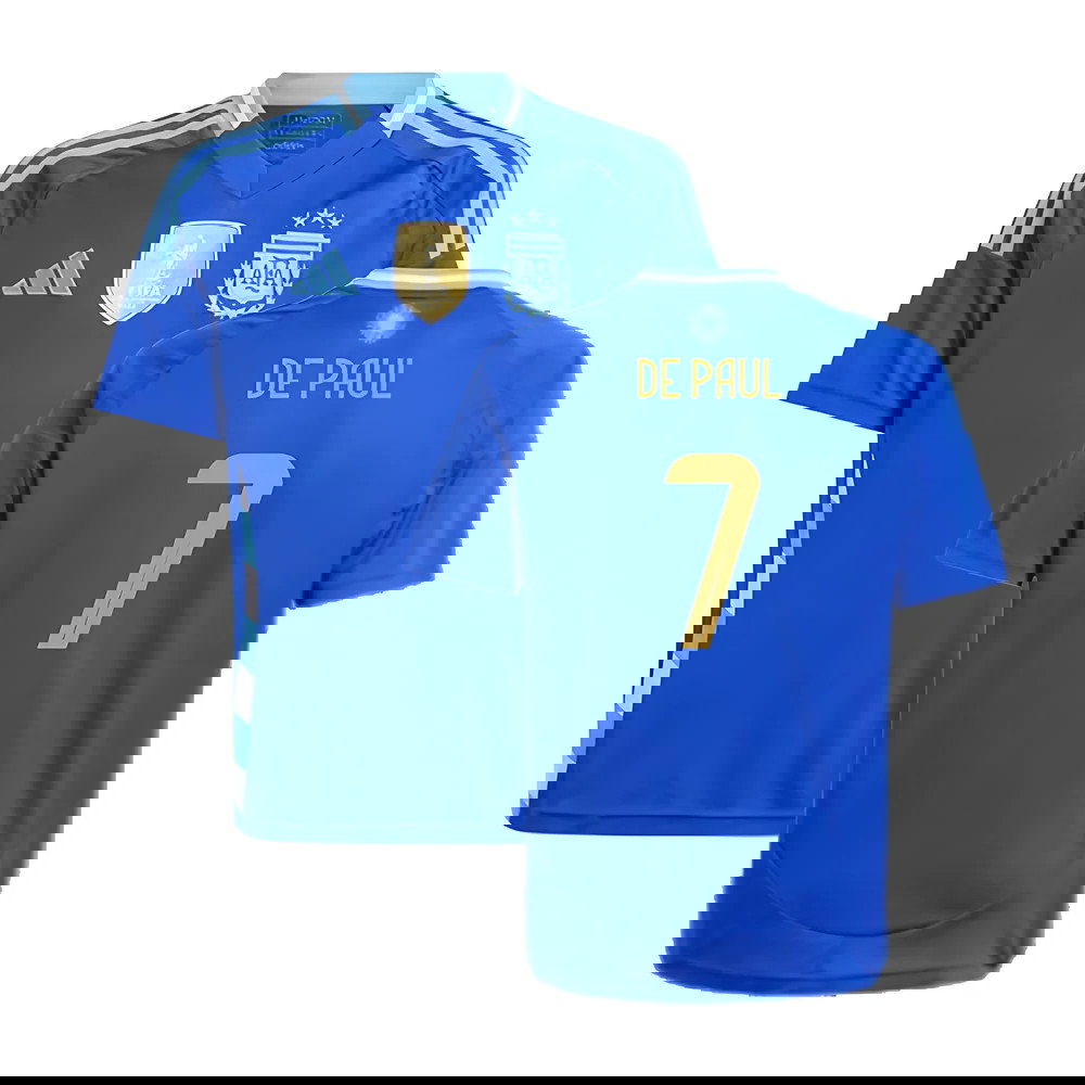 2024-2025 Argentina Away Shirt (Kids) (DE PAUL 7)