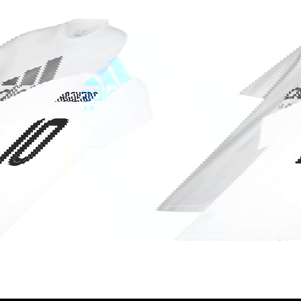 2024-2025 Argentina DNA Graphic Tee (White) (AGUERO 10)