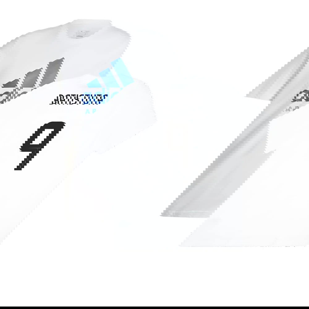 2024-2025 Argentina DNA Graphic Tee (White) (BATISTUTA 9)