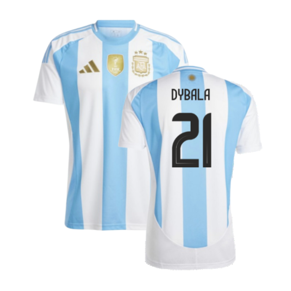 Men's Football Shirt 2024-2025 Argentina Home DYBALA 21 Soccer Top