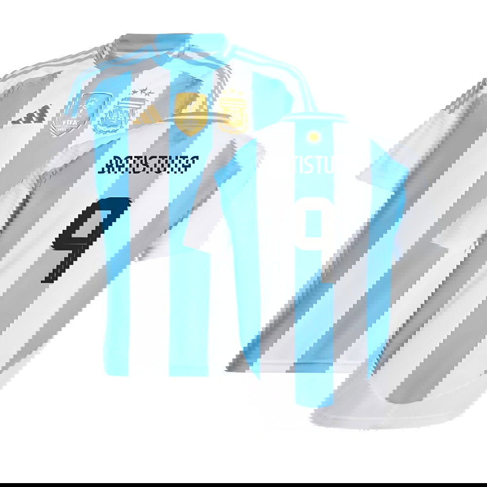 2024-2025 Argentina Home Shirt (Kids) (BATISTUTA 9)