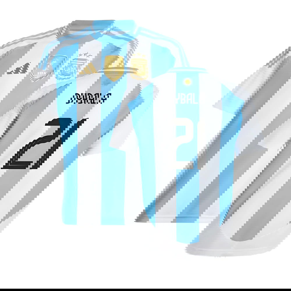 2024-2025 Argentina Home Shirt (Kids) (DYBALA 21)