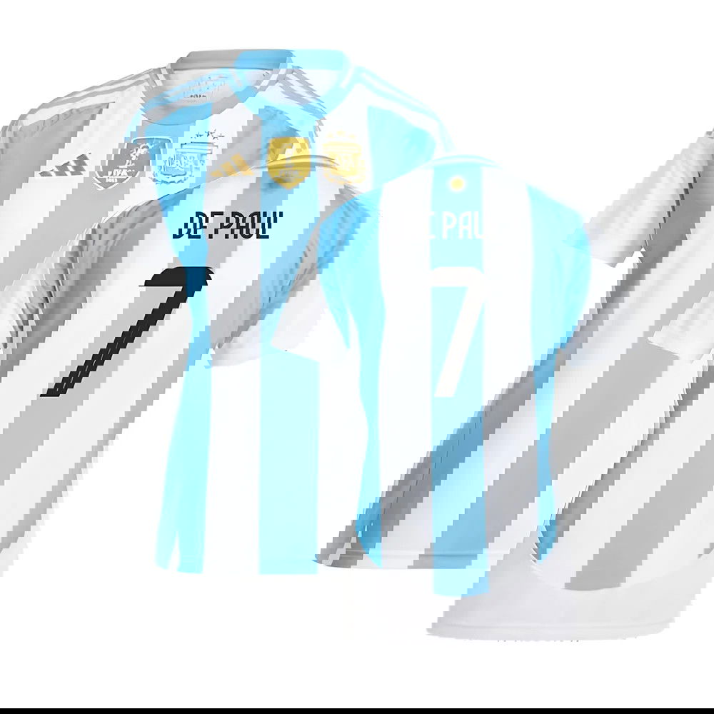 2024-2025 Argentina Home Shirt (Ladies) (DE PAUL 7)